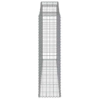 Cesti Gabbioni ad Arco 2 pz 300x50x180/200 cm Ferro Zincato