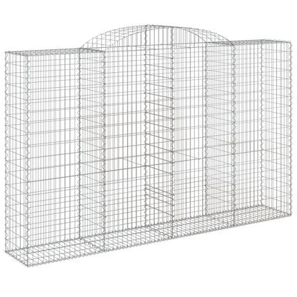 Cesti Gabbioni ad Arco 5 pz 300x50x180/200 cm Ferro Zincato