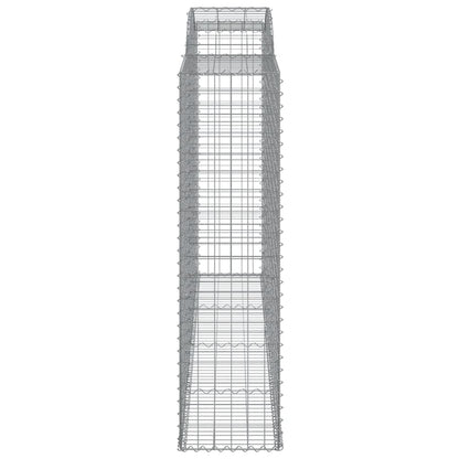 Cesti Gabbioni ad Arco 5 pz 300x50x180/200 cm Ferro Zincato