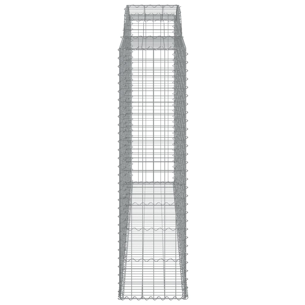 Cesti Gabbioni ad Arco 8 pz 300x50x180/200 cm Ferro Zincato