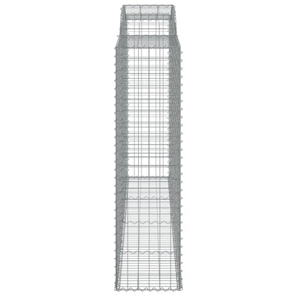 Cesti Gabbioni ad Arco 8 pz 300x50x180/200 cm Ferro Zincato