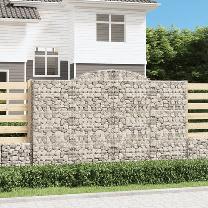 Cesti Gabbioni ad Arco 8 pz 300x50x180/200 cm Ferro Zincato