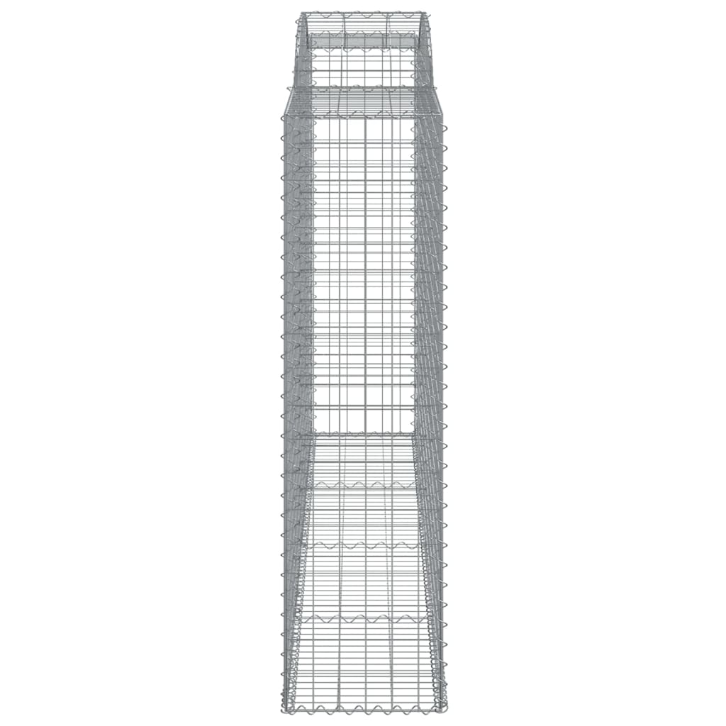 Cesti Gabbioni ad Arco 10 pz 300x50x180/200 cm Ferro Zincato
