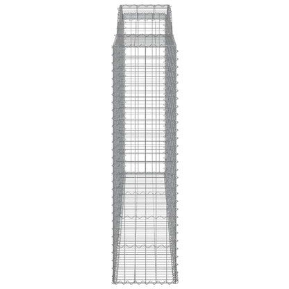 Cesti Gabbioni ad Arco 11 pz 300x50x180/200 cm Ferro Zincato