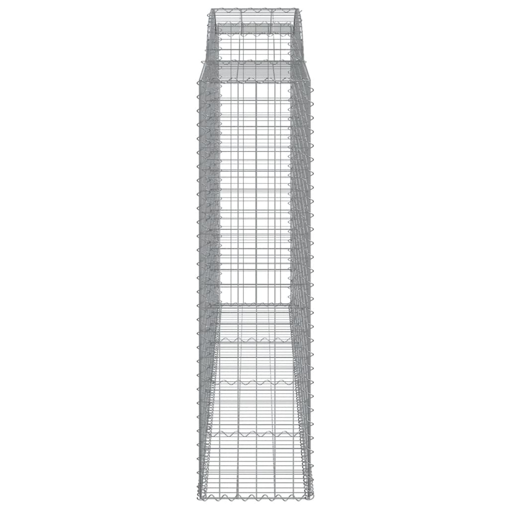 Cesti Gabbioni ad Arco 13 pz 300x50x180/200 cm Ferro Zincato