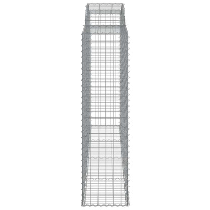 Cesti Gabbioni ad Arco 15 pz 300x50x180/200 cm Ferro Zincato