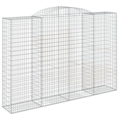 Cesti Gabbioni ad Arco 20 pz 300x50x200/220 cm Ferro Zincato