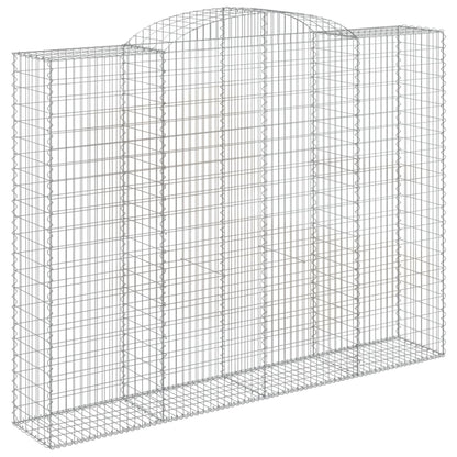 Cesti Gabbioni ad Arco 2 pz 200x50x220/240 cm Ferro Zincato