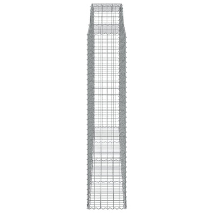 Cesti Gabbioni ad Arco 7 pz 300x50x220/240 cm Ferro Zincato