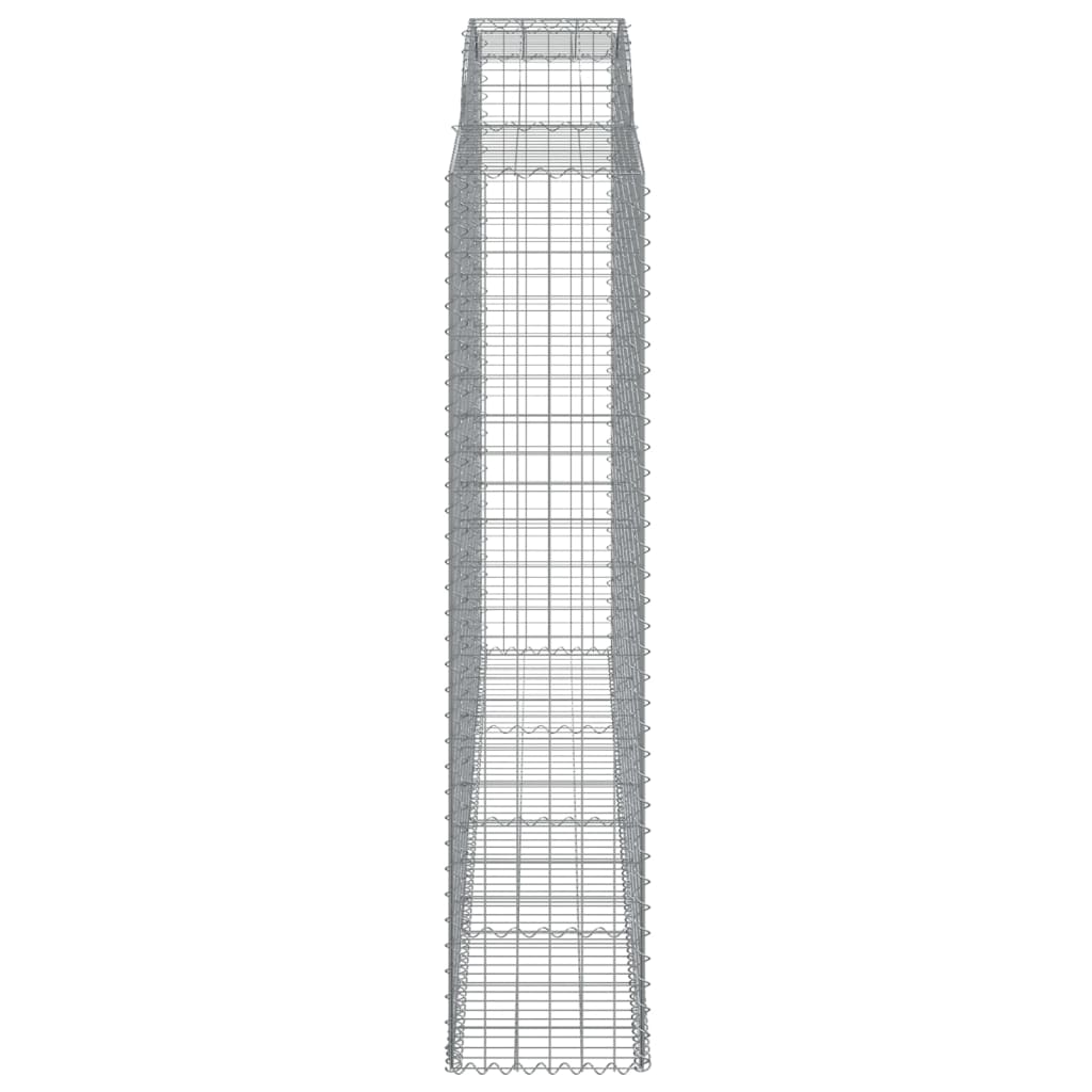 Cesti Gabbioni ad Arco 30 pz 300x50x220/240 cm Ferro Zincato