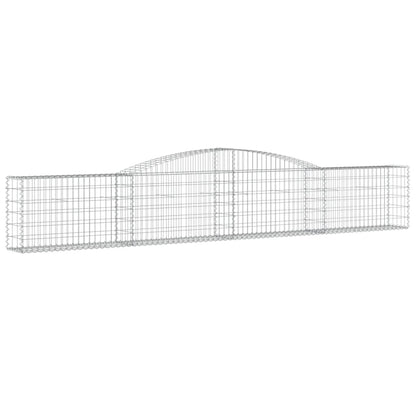Cesti Gabbioni ad Arco 20 pz 400x30x60/80 cm Ferro Zincato