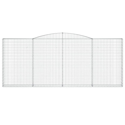 Cesti Gabbioni ad Arco 7 pz 400x30x160/180 cm Ferro Zincato