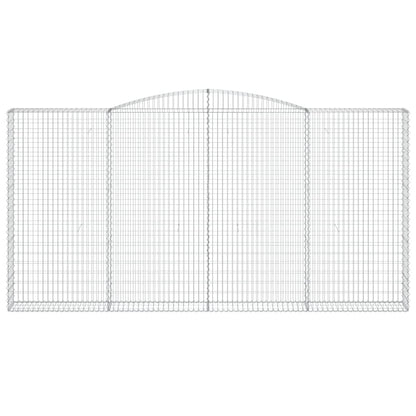 Cesti Gabbioni ad Arco 6 pz 400x30x200/220 cm Ferro Zincato