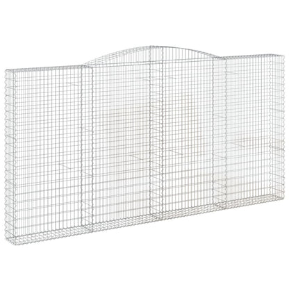 Cesti Gabbioni ad Arco 10 pz 400x30x200/220 cm Ferro Zincato
