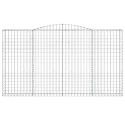 Cesti Gabbioni ad Arco 7 pz 400x30x220/240 cm Ferro Zincato