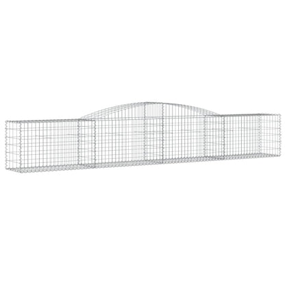 Cesti Gabbioni ad Arco 3 pz 400x50x60/80 cm Ferro Zincato