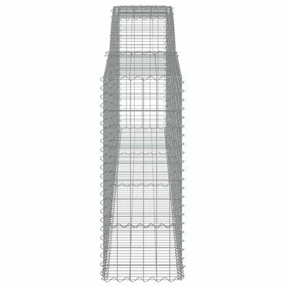 Cesti Gabbioni ad Arco 6 pz 400x50x120/140 cm Ferro Zincato