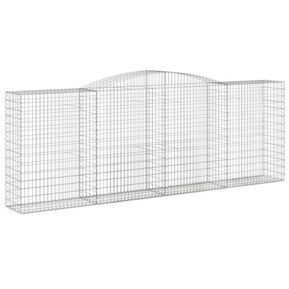 Cesti Gabbioni ad Arco 3 pz 400x50x140/160 cm Ferro Zincato