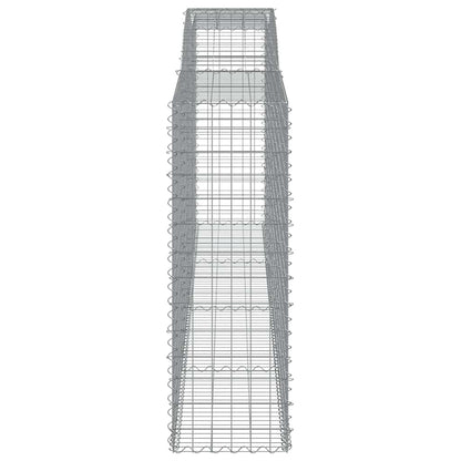 Cesti Gabbioni ad Arco 5 pz 400x50x140/160 cm Ferro Zincato