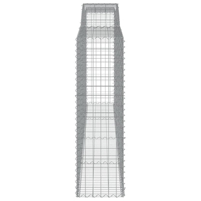 Cesti Gabbioni ad Arco 5 pz 400x50x160/180 cm Ferro Zincato
