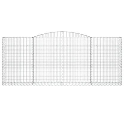 Cesti Gabbioni ad Arco 15 pz 400x50x160/180 cm Ferro Zincato