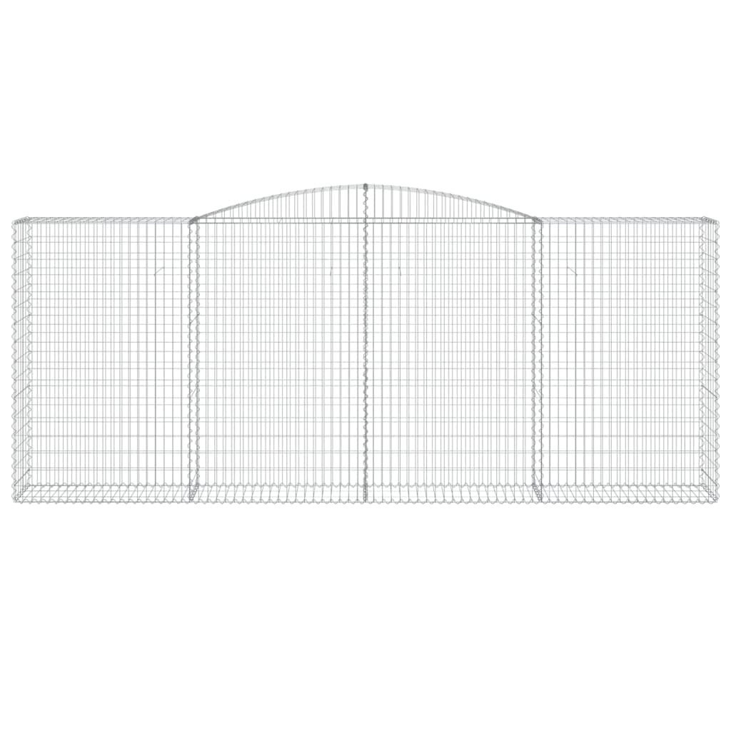 Cesti Gabbioni ad Arco 20 pz 400x50x160/180 cm Ferro Zincato