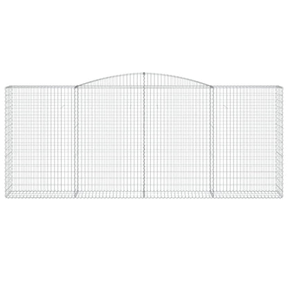 Cesti Gabbioni ad Arco 20 pz 400x50x160/180 cm Ferro Zincato