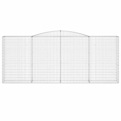 Cesti Gabbioni ad Arco 25 pz 400x50x160/180 cm Ferro Zincato