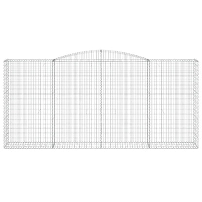 Cesti Gabbioni ad Arco 2 pz 400x50x180/200 cm Ferro Zincato