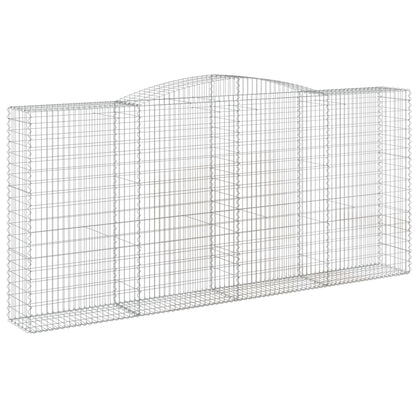 Cesti Gabbioni ad Arco 3 pz 400x50x180/200 cm Ferro Zincato