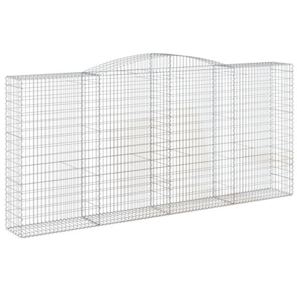 Cesti Gabbioni ad Arco 4 pz 400x50x180/200 cm Ferro Zincato