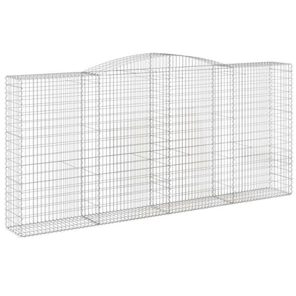 Cesti Gabbioni ad Arco 10 pz 400x50x180/200 cm Ferro Zincato