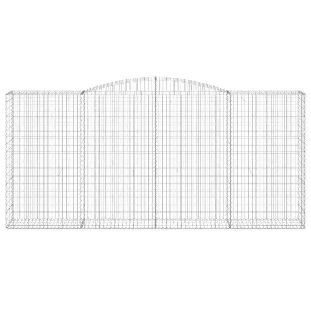 Cesti Gabbioni ad Arco 10 pz 400x50x180/200 cm Ferro Zincato