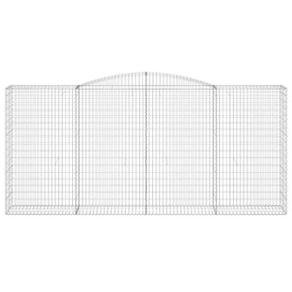 Cesti Gabbioni ad Arco 10 pz 400x50x180/200 cm Ferro Zincato