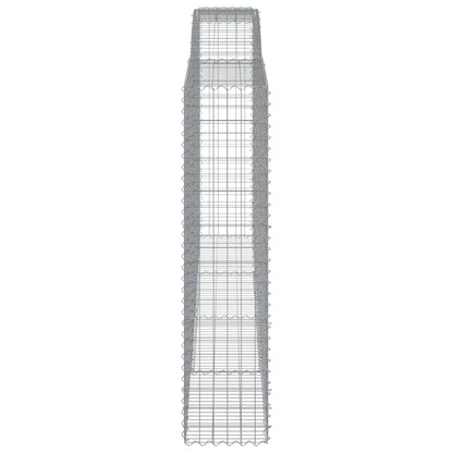 Cesti Gabbioni ad Arco 4 pz 400x50x200/220 cm Ferro Zincato