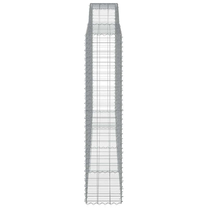 Cesti Gabbioni ad Arco 5 pz 400x50x220/240 cm Ferro Zincato
