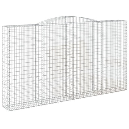 Cesti Gabbioni ad Arco 9 pz 400x50x220/240 cm Ferro Zincato