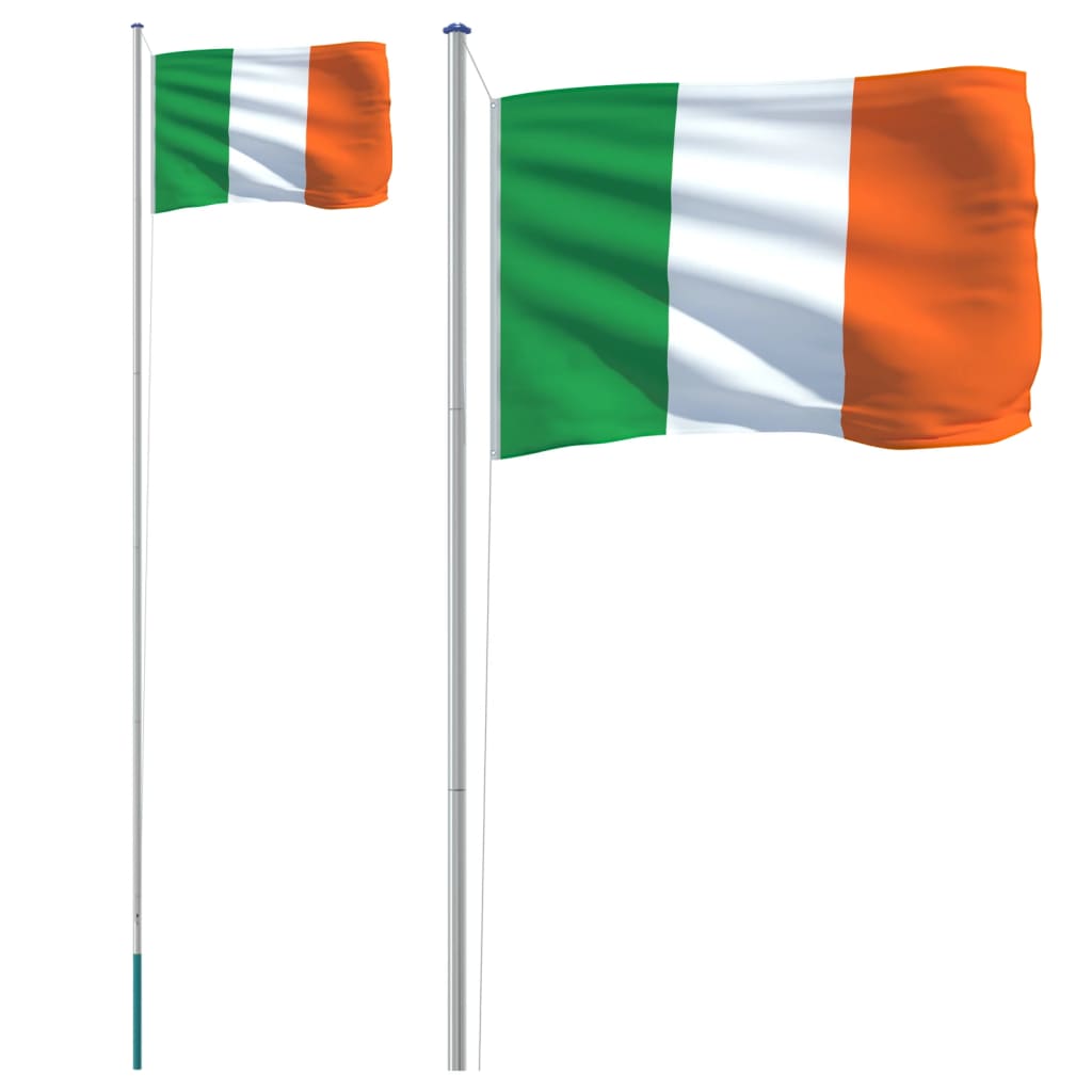 Asta e Bandiera Irlanda 6,23 m Alluminio
