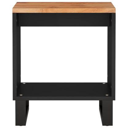 Tavolino da Soggiorno 40x31x46 cm Massello Acacia e Multistrato