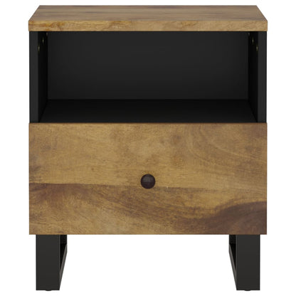 Comodini 2pz in Legno Massello di Mango e Legno Multistrato