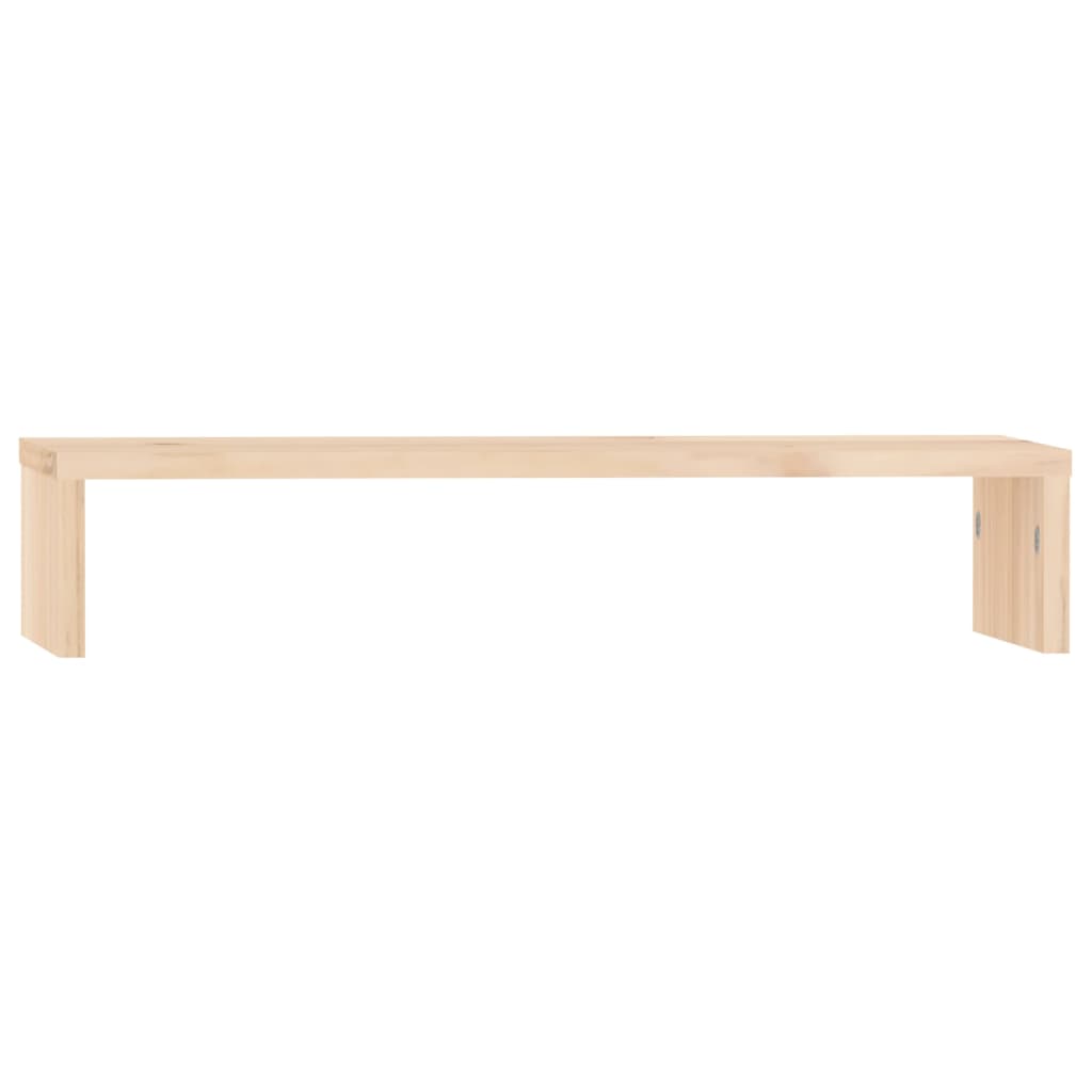 Supporto per Monitor 50x27x10 cm in Legno Massello di Pino