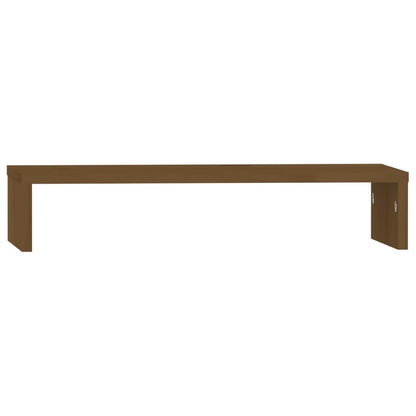 Supporto per Monitor ambra 50x27x10 cm Legno Massello di Pino