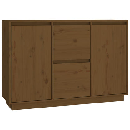 Credenza Marrone ambra 111x34x75 cm in Legno Massello di Pino