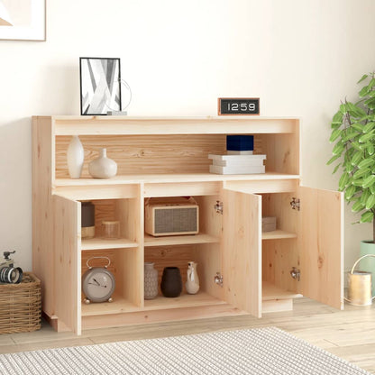 Credenza 104,5x34x80 cm in Legno Massello di Pino