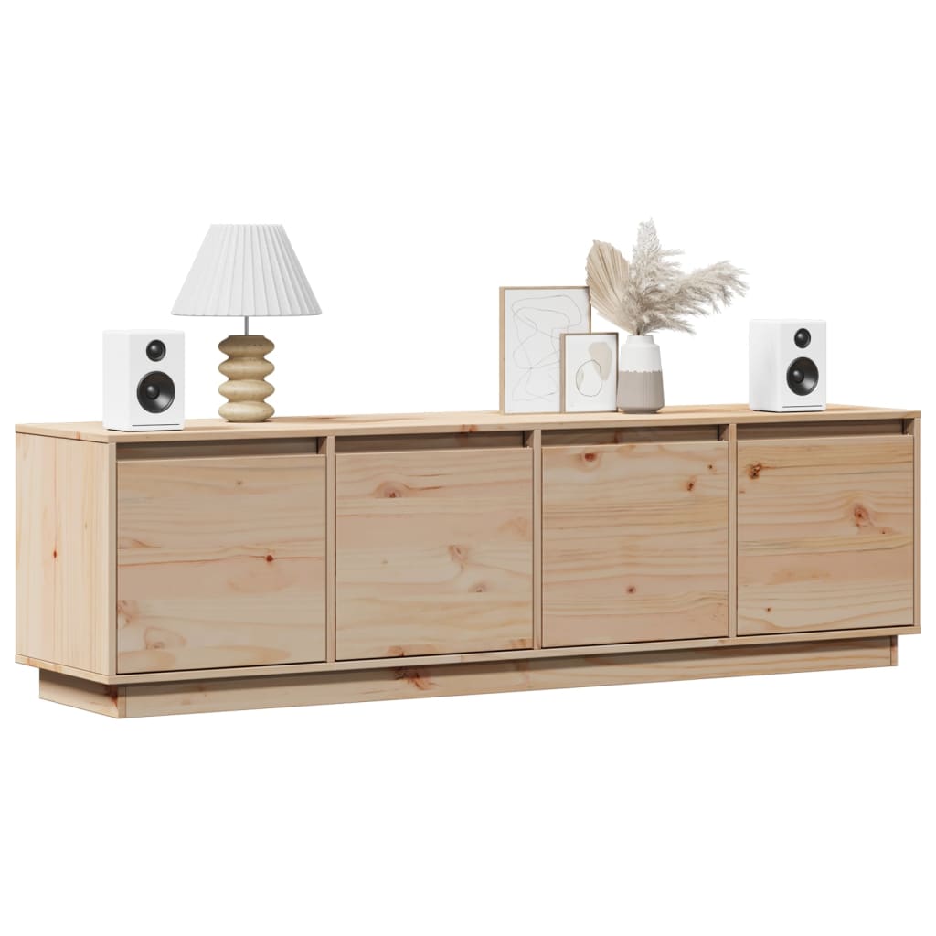 Mobile Porta TV 156x37x45 cm in Legno Massello di Pino