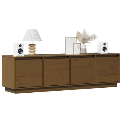 Mobile Porta TV ambra 156x37x45 cm in Legno Massello di Pino