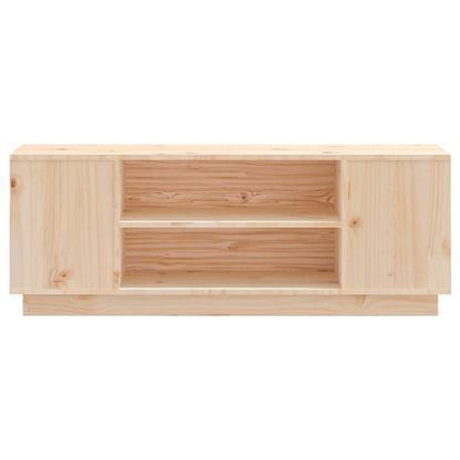 Mobile Porta TV 110x35x40,5 cm in Legno Massello di Pino