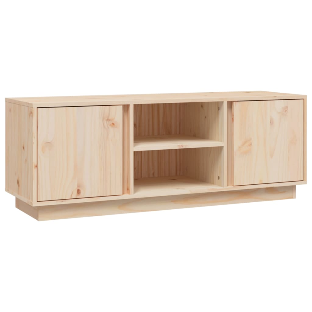 Mobile Porta TV 110x35x40,5 cm in Legno Massello di Pino