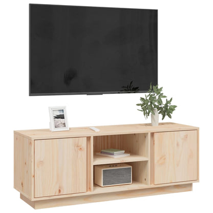 Mobile Porta TV 110x35x40,5 cm in Legno Massello di Pino