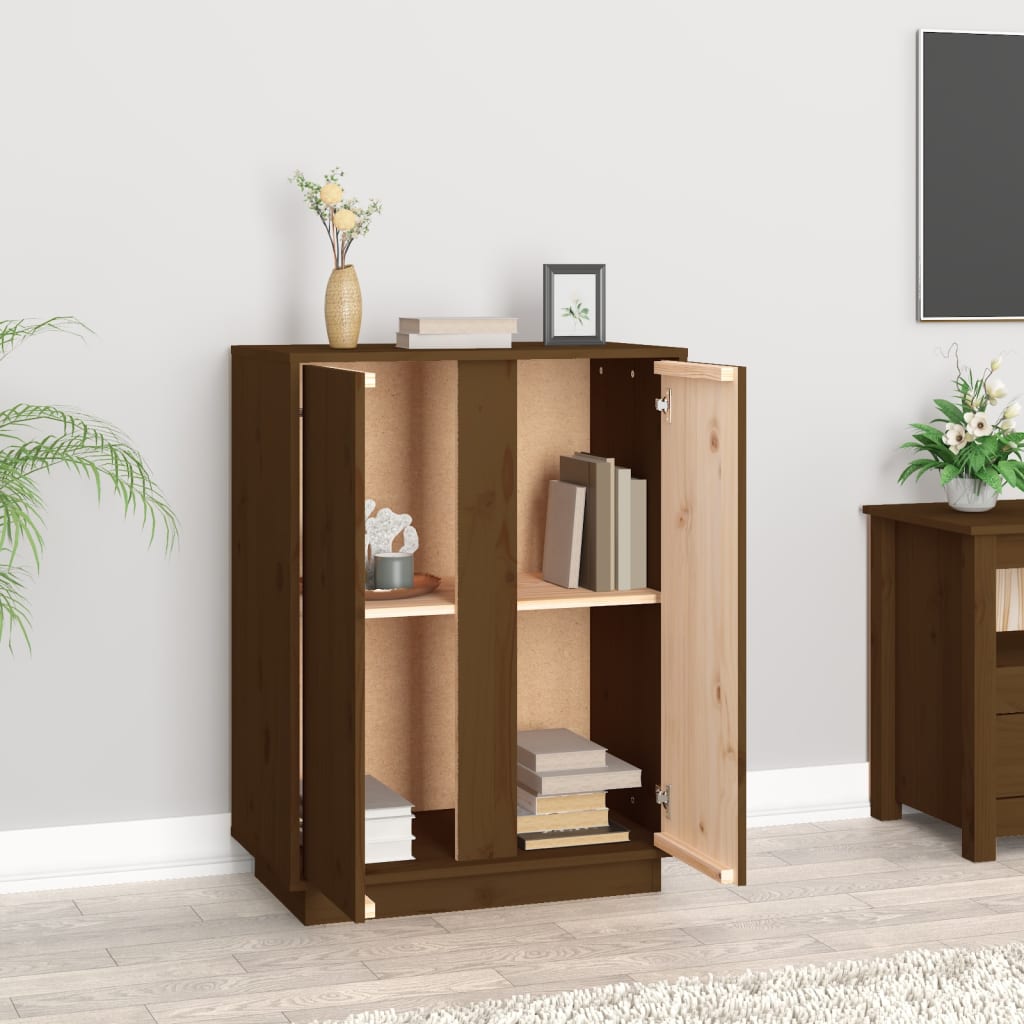 Credenza ambra 60x35x80 cm in Legno Massello di Pino